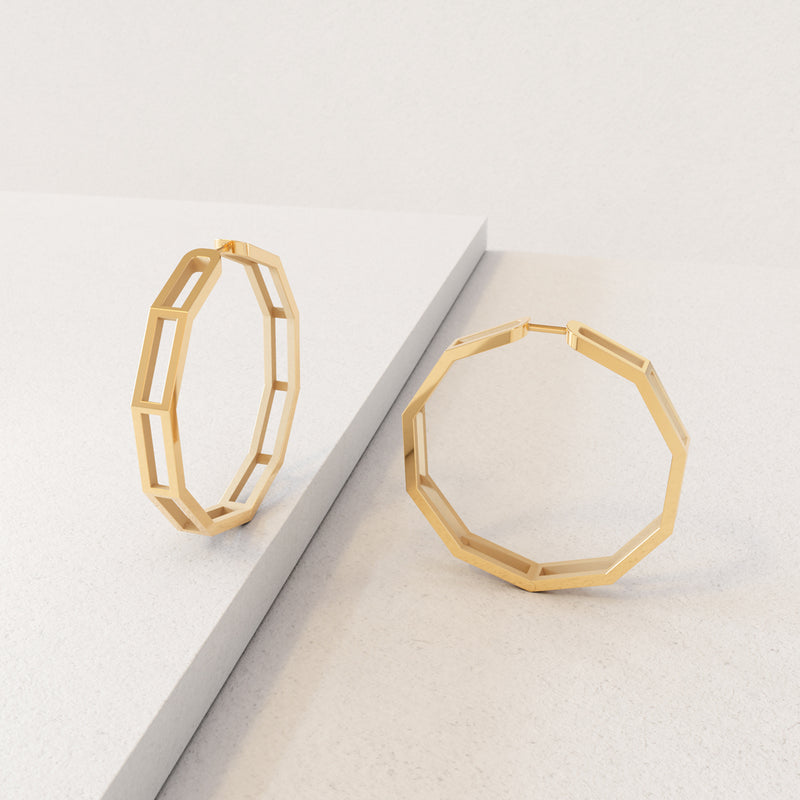 ÉCHELLE - ÉLOGE gold earrings