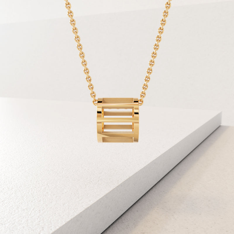 ÉCHELLE - INTERVALLE Gold pendant