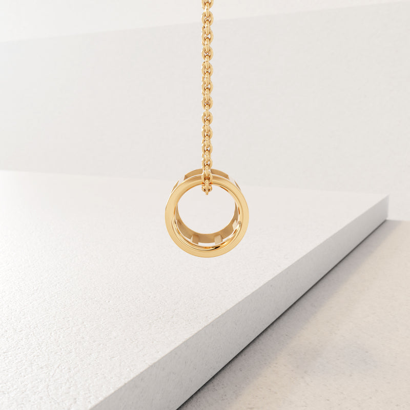 ÉCHELLE - INTERVALLE Gold pendant