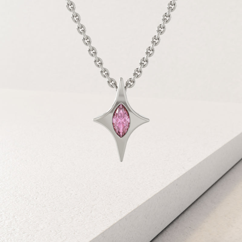 LARYA ÉCLAT - ÉCLAT Pink sapphire pendant