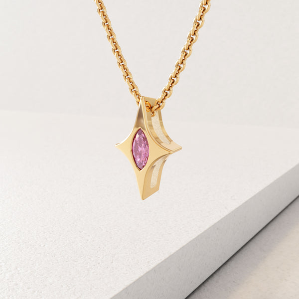 LARYA ÉCLAT - ÉCLAT Pink sapphire pendant