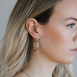 Échelle - Boucles d'oreilles ÉLOGE en or